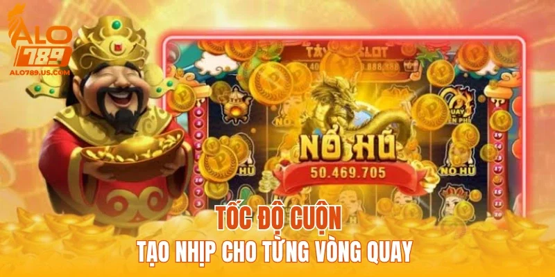 Tốc độ cuộn tạo nhịp cho từng vòng quay